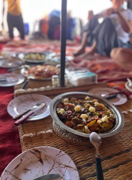 Traditional tagine meal